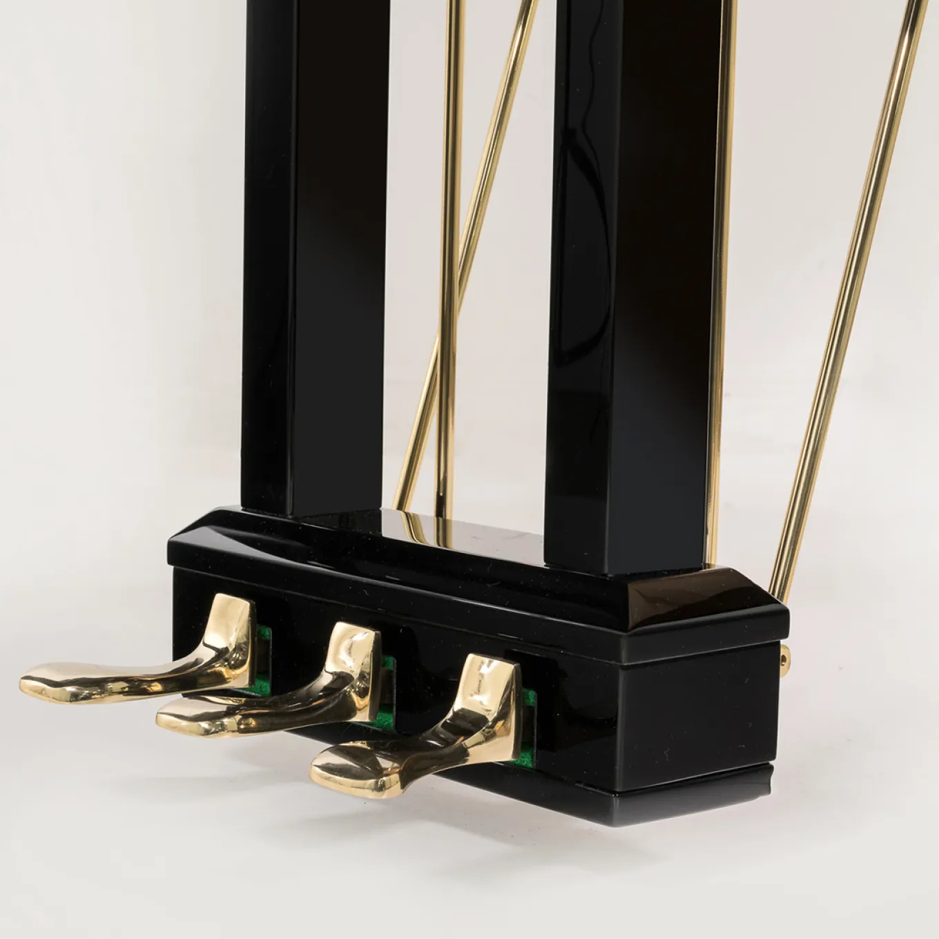 Messing Pedale mit Sostenuto Pedal